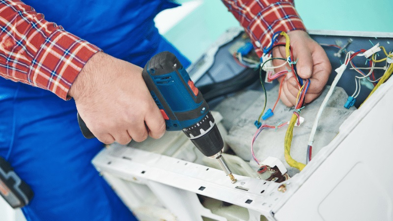 Kalecik Ferre Ferre çamaşır makinesi kart tamiri – Su almama arızası orijinal parça ile giderildi. - Teknik servis örneği